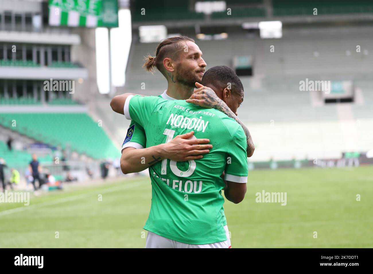 Thierry Larret Maxppp Football Ligue 1 Uber Eats Association Sportive De Saint Etienne Vs 0807