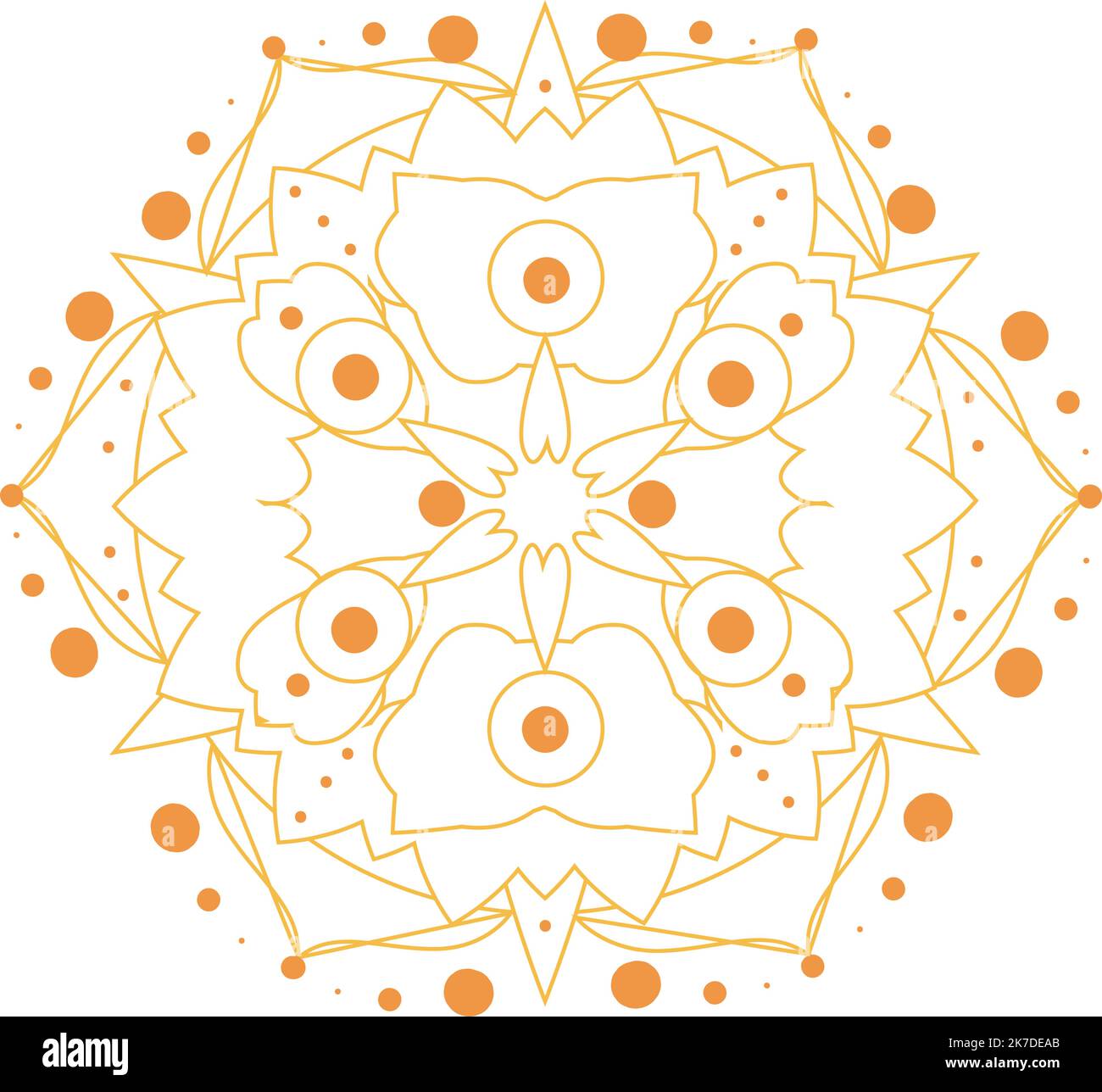 colored mandala design Stock Vector Image & Art - Alamy