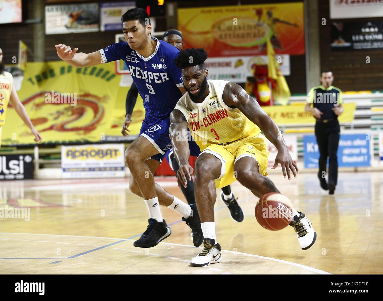 Thierry Larret / Maxppp. Basket Pro B: JA Vichy Clermont Metropole Vs ...