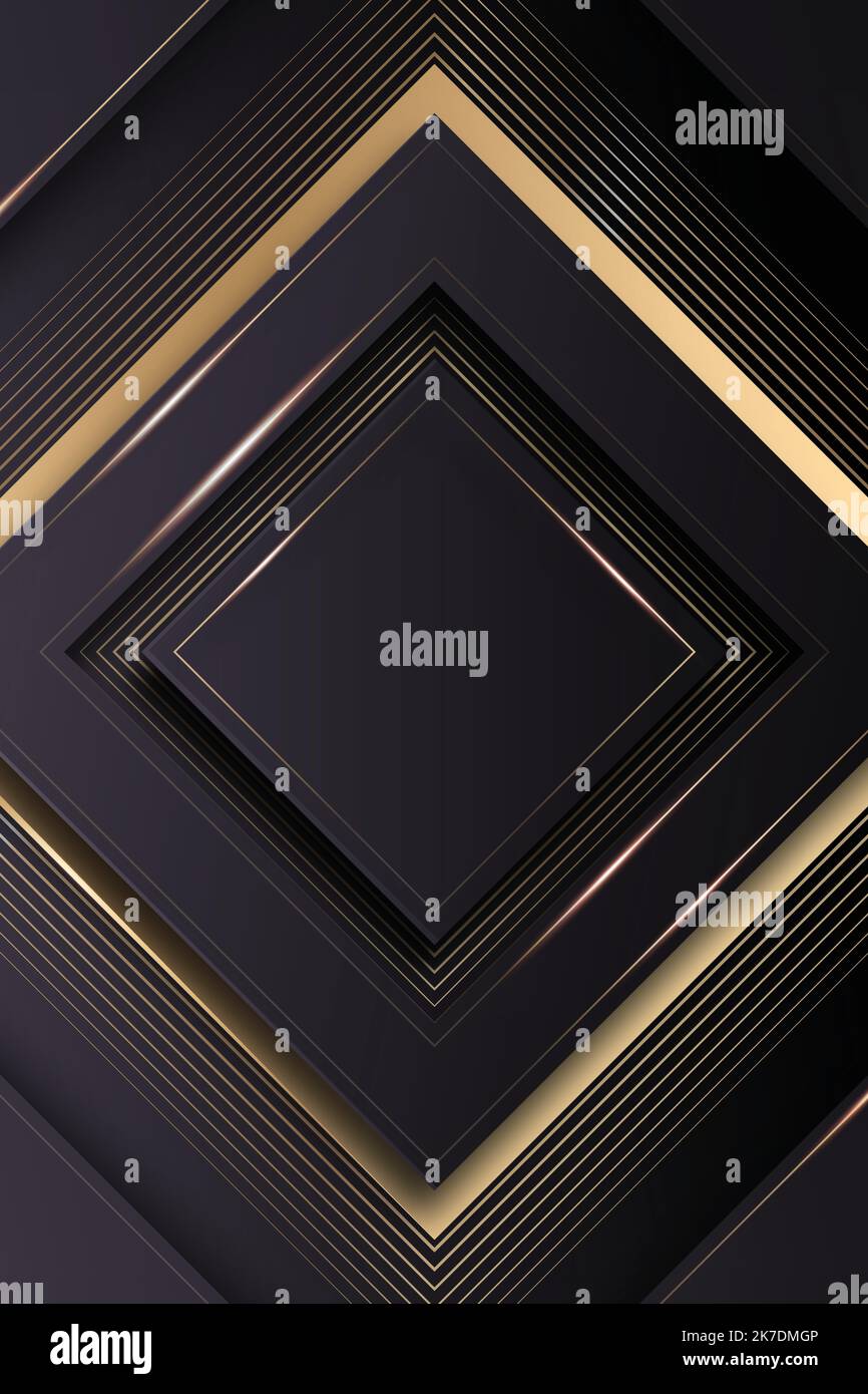 Luxury modern abstract scene. golden lines sparkle with free space for ...
