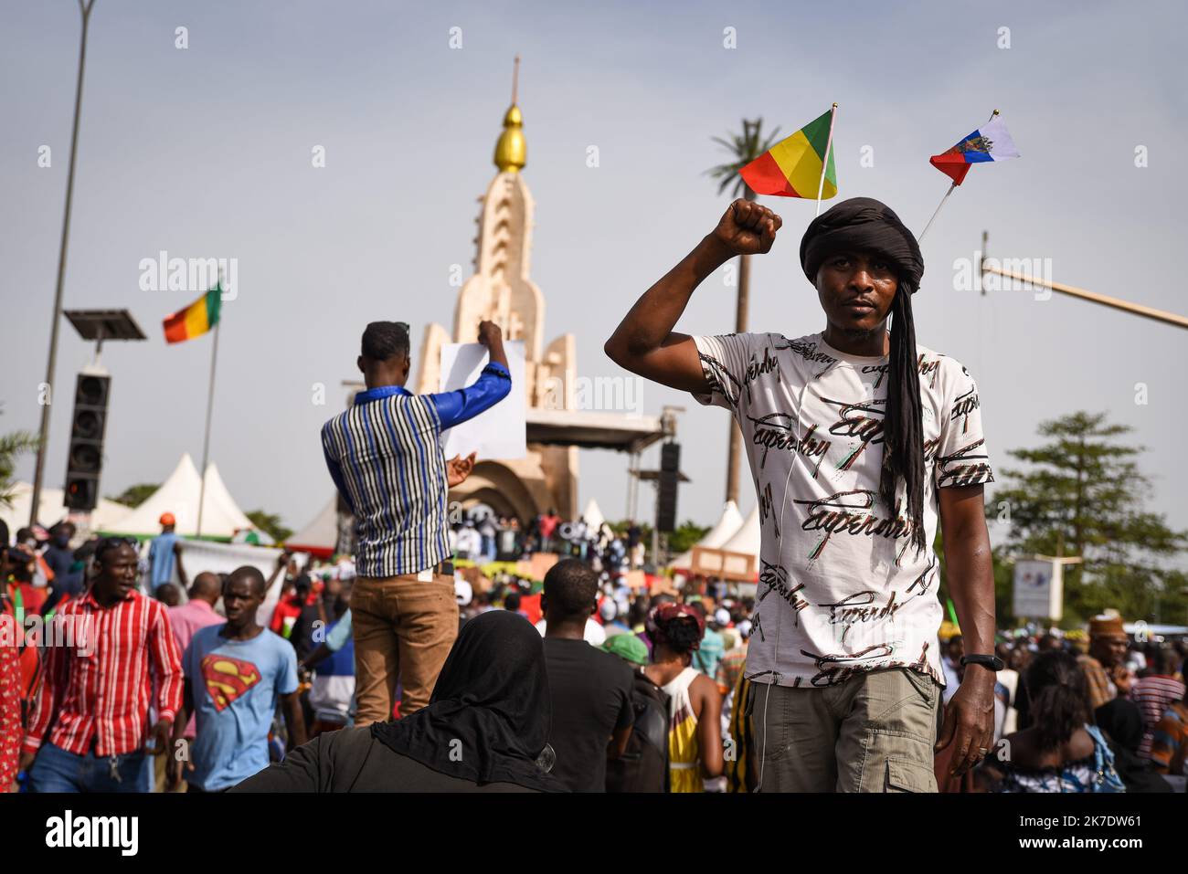 Drapeau Mali Bamako Afrique cadeau' Bandana