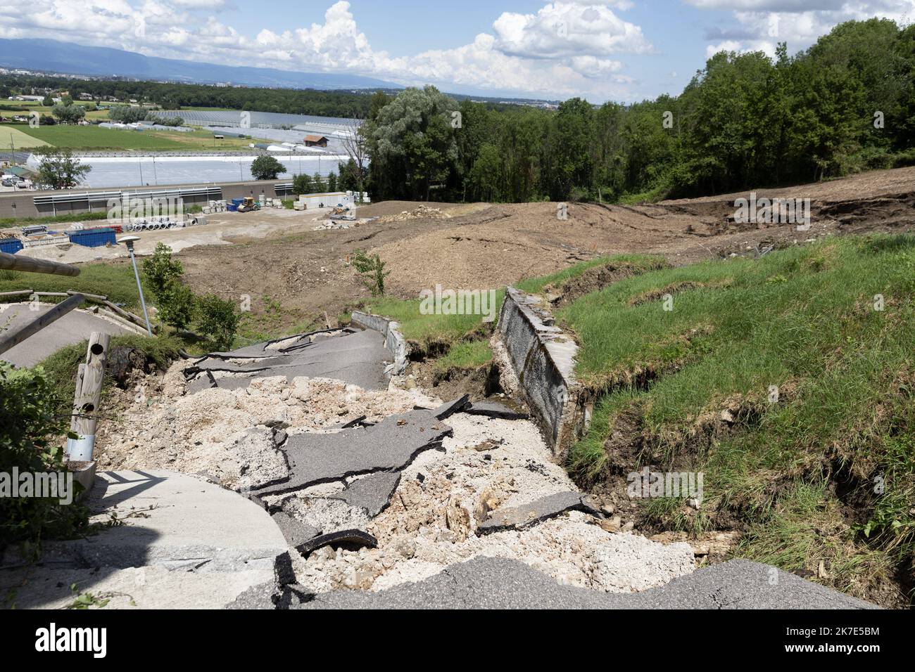 ©PHOTOPQR/LE DAUPHINE/Grégory YETCHMENIZA ; BOSSEY (HAUTESAVOIE) le 22