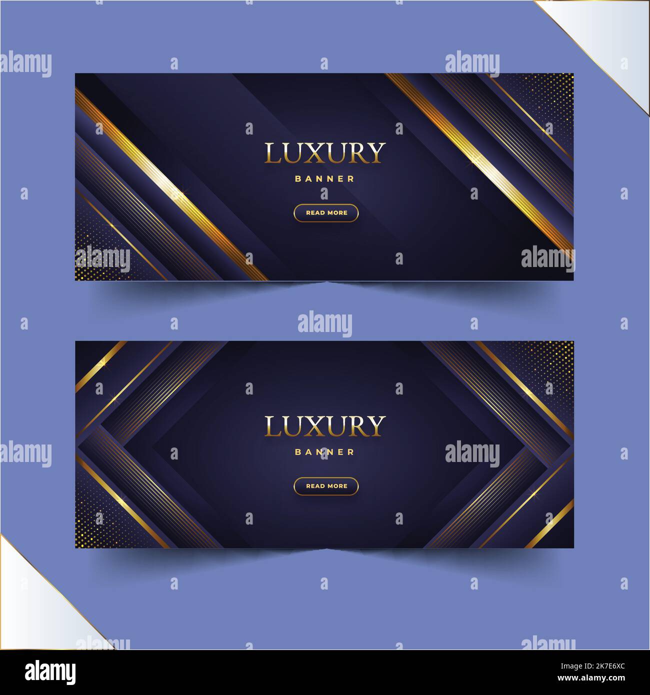 Vintage black and golden labels set for luxury product design realistic ...