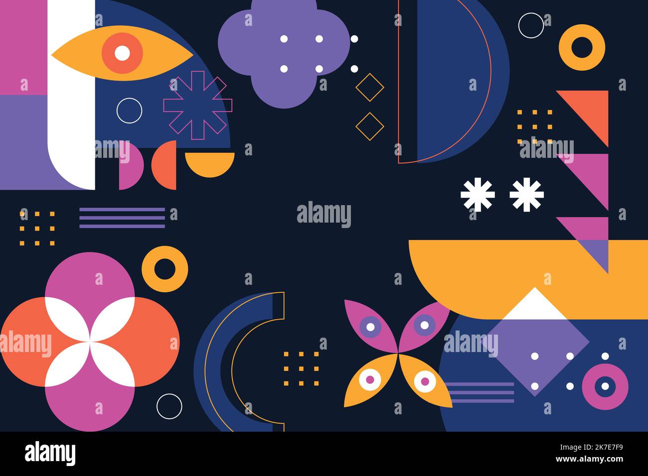 abstract background with colorful shapes vector design illustration ...