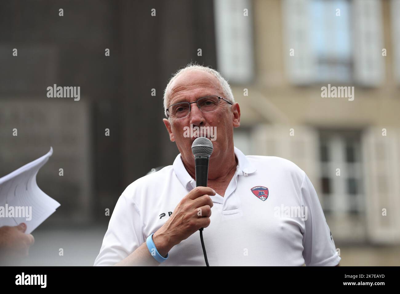 Thierry LARRET / MAXPPP. Football. Le Clermont Foot 63 ( L1) presente