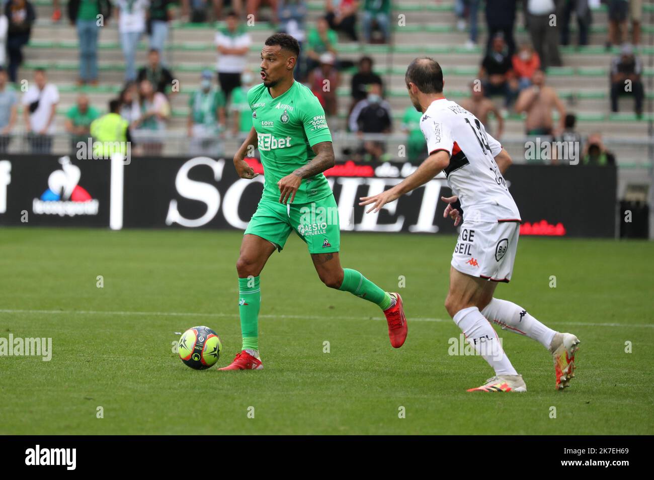 Thierry Larret Maxppp Football Ligue 1 Uber Eats Association Sportive De Saint Etienne Vs 4796