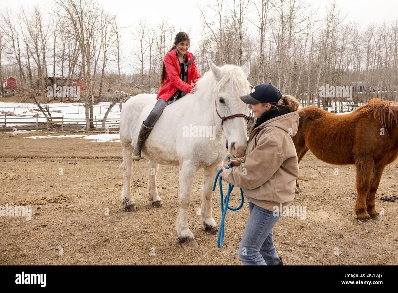 Outdoors riding horse farm hires stock photography and images Alamy