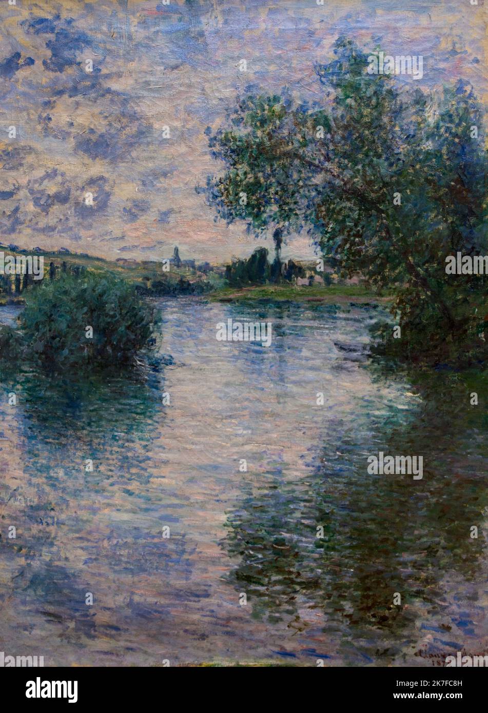 Claude monet la seine à vétheuil hi-res stock photography and images ...