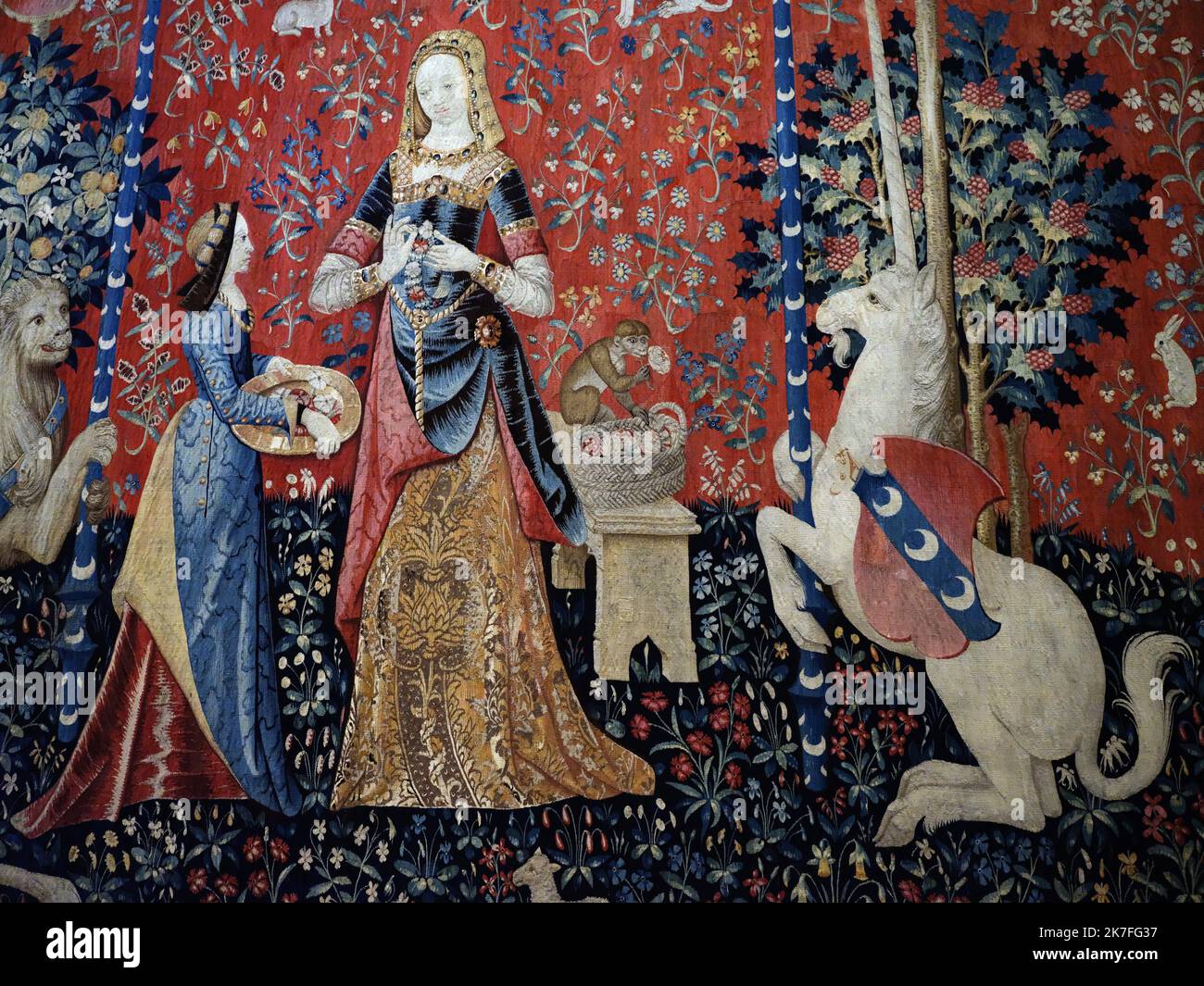 6 Tapisseries: Sur le chemin de La Dame à la Licorne
