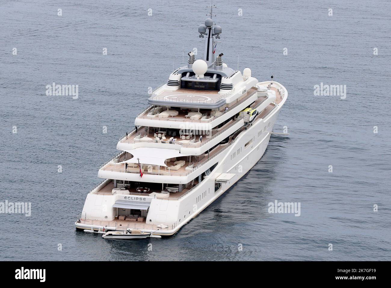 ©Francois Glories/MAXPPP 13/05/2016 ExclusiveThe "Eclipse" boat of