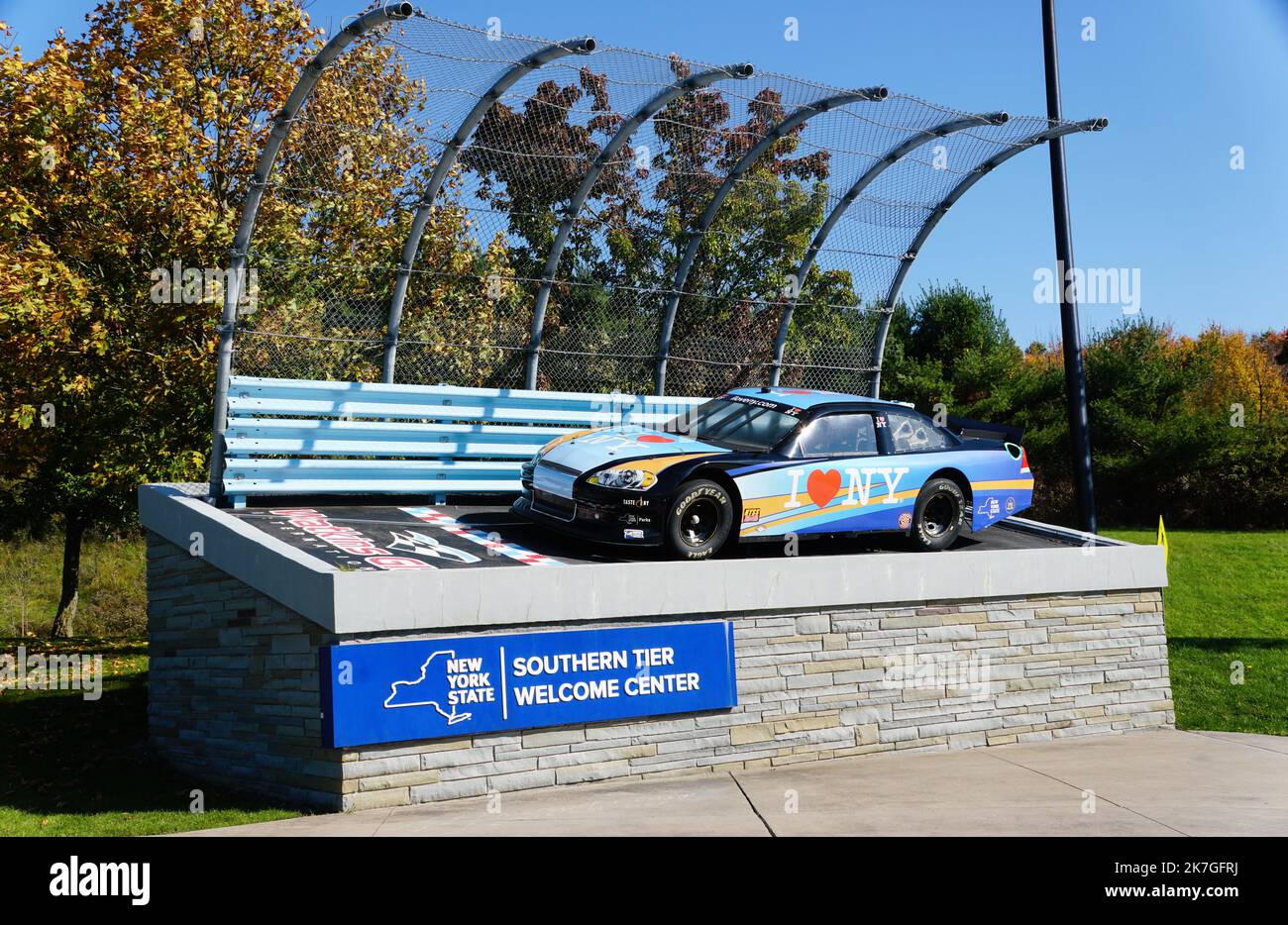 Kirkwood, New York, U.S.A October 15, 2022 A display of a colorful