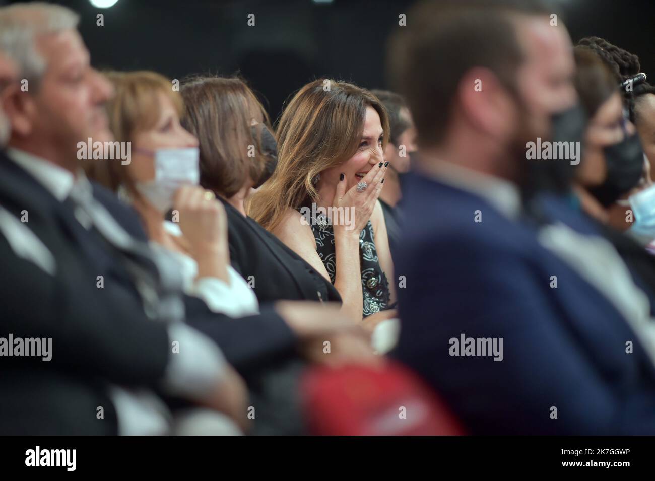 ©franck castel/MAXPPP - 24/02/2022 Elsa Zylberstein, Cesar Film Awards