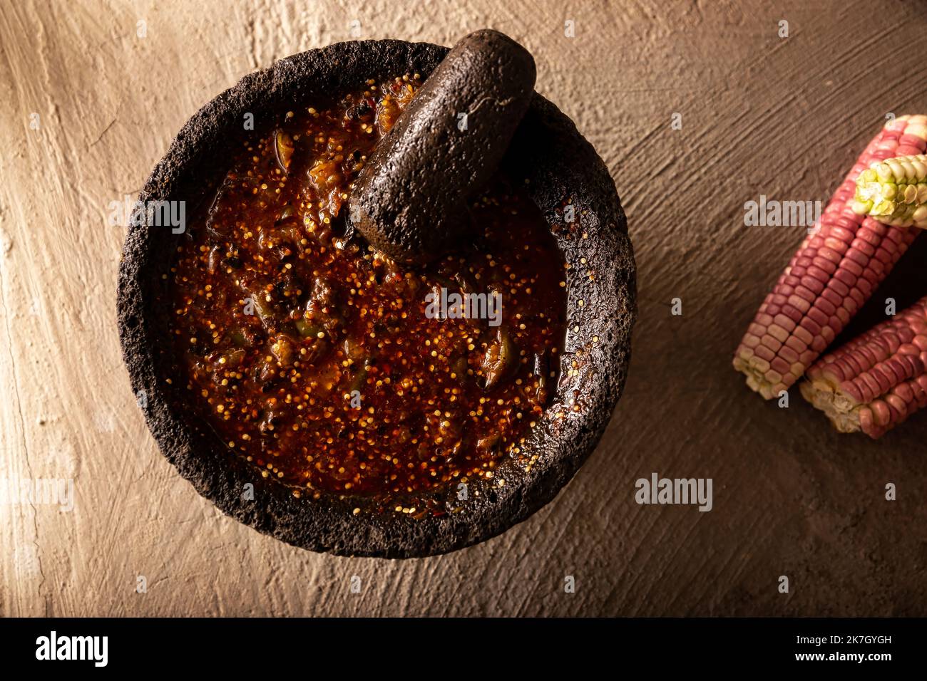 Chili Salsa Maker Stock Photo - Alamy