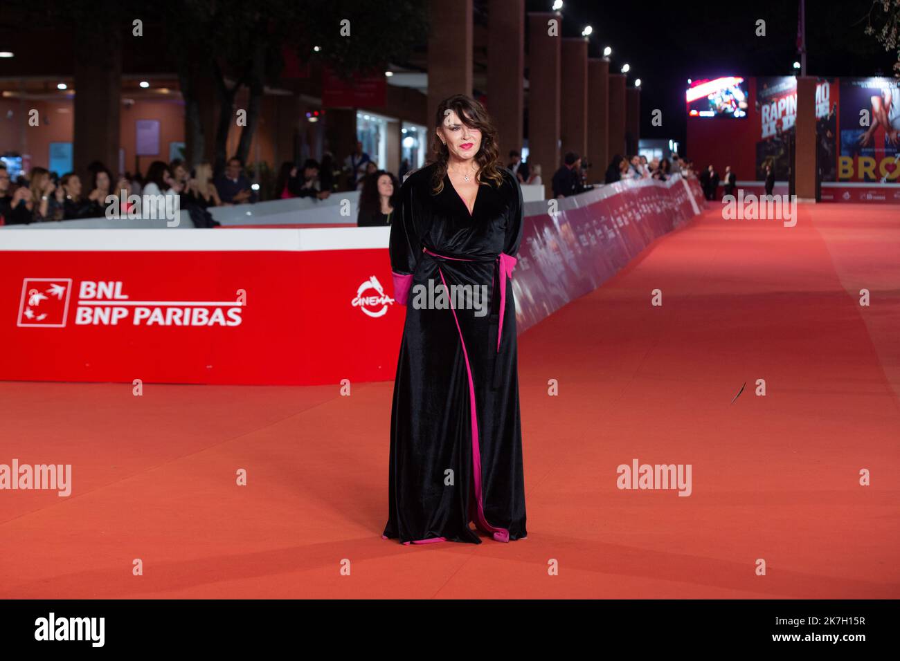 Rome, Italy. 17th Oct, 2022. Francesca Rettondini attends the red carpet during the fifth day of the seventeenth edition of the Rome Film Fest (Photo by Matteo Nardone/Pacific Press) Credit: Pacific Press Media Production Corp./Alamy Live News Stock Photo