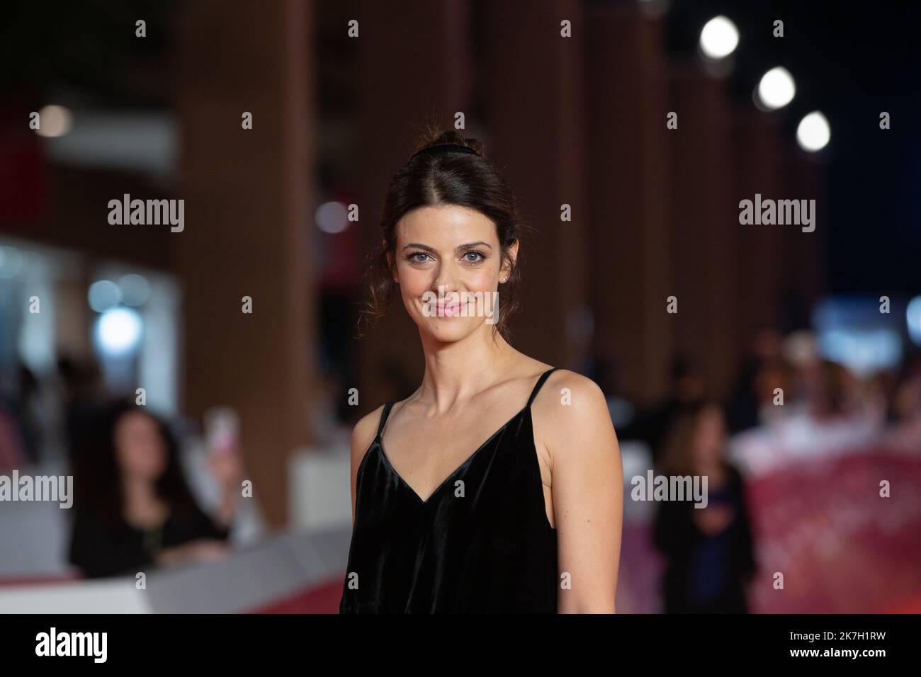 Rome, Italy. 17th Oct, 2022. Italian actress Barbara Ronchi attends the red carpet during the fifth day of the seventeenth edition of the Rome Film Fest (Photo by Matteo Nardone/Pacific Press) Credit: Pacific Press Media Production Corp./Alamy Live News Stock Photo