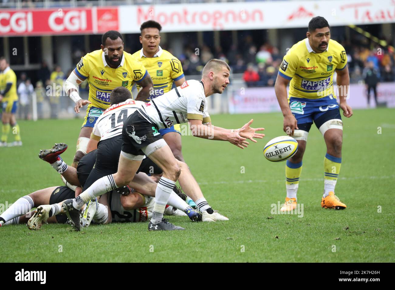 Thierry LARRET / Maxppp. Rugby Top 14 ASM Clermont Auvergne vs Club