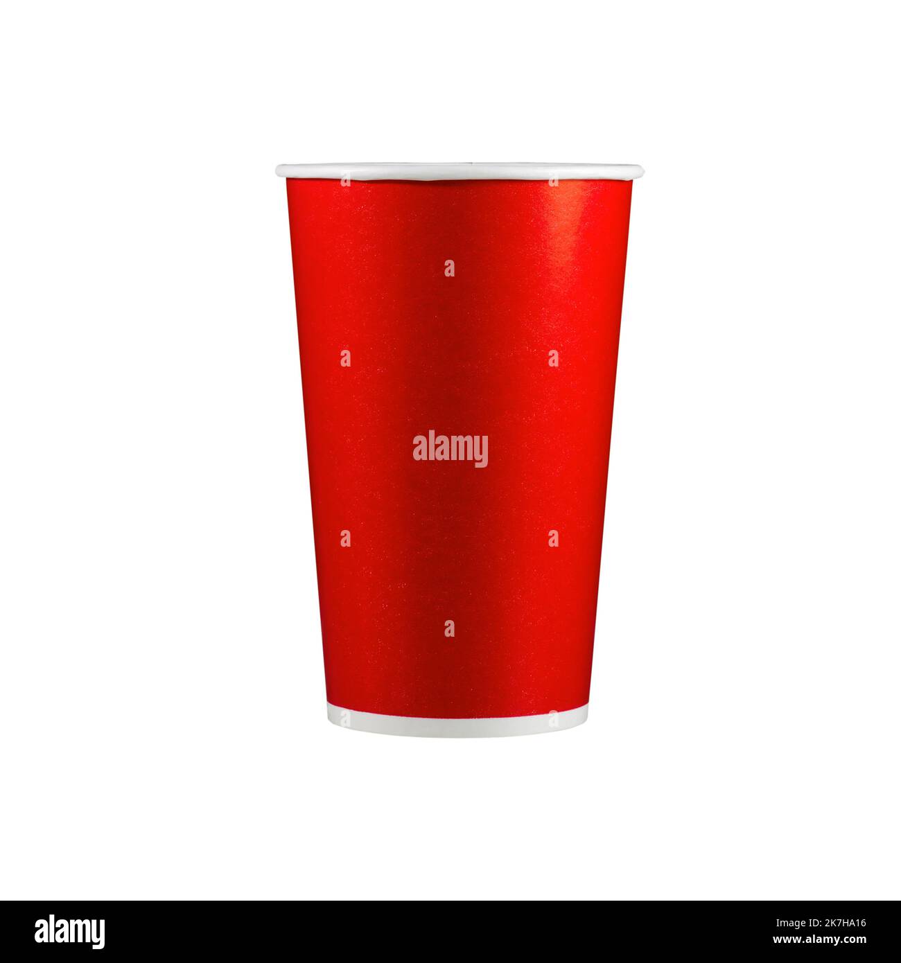 coffee to go cup mockup. Disposable cup isolated on white background ...