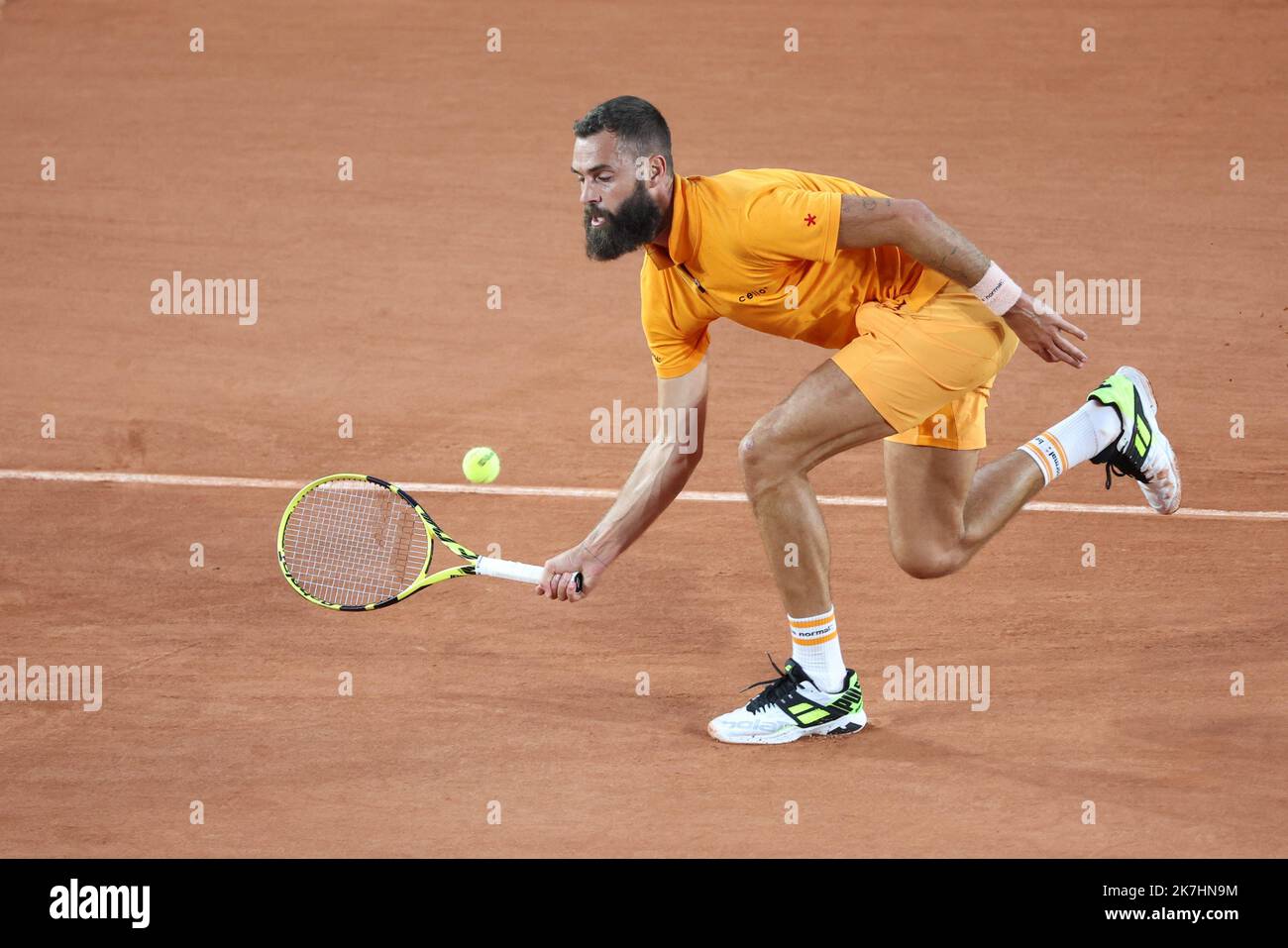 ©PHOTOPQR/LE PARISIEN/LP / Arnaud Journois ; PARIS ; 23/05/2022 ; TENNIS , ROLAND GARROS 2022 , BENOIT PAIRE vs ILYA IVASHKA Stock Photo