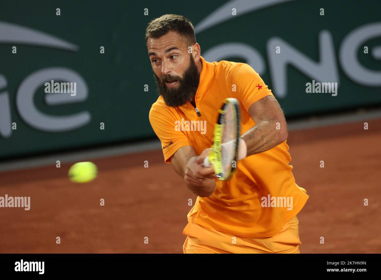 ©PHOTOPQR/LE PARISIEN/LP / Arnaud Journois ; PARIS ; 23/05/2022 ; TENNIS , ROLAND GARROS 2022 , BENOIT PAIRE vs ILYA IVASHKA Stock Photo