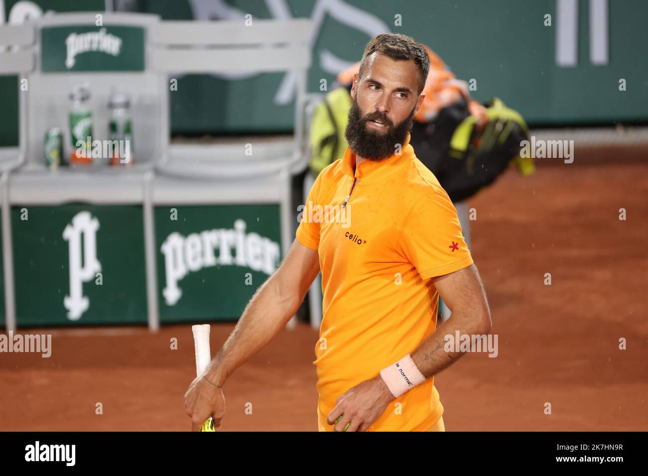 ©PHOTOPQR/LE PARISIEN/LP / Arnaud Journois ; PARIS ; 23/05/2022 ; TENNIS , ROLAND GARROS 2022 , BENOIT PAIRE vs ILYA IVASHKA Stock Photo