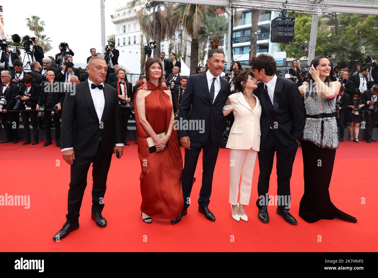 ©PHOTOPQR/NICE MATIN/Sebastien Botella ; Cannes ; 22/05/2022 ; Montée des marches des 75 ans du festival du film de Cannes pour le film L'Innocent 75th edition of the Cannes Film Festival in Cannes, southern France, on May 24, 2022. Stock Photo
