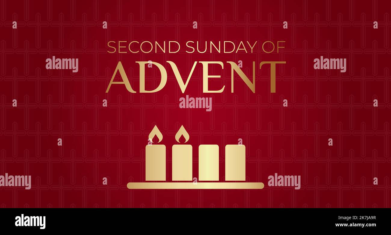 Second Sunday of Advent Background Illustration Design Stock Vector Image & Art Alamy