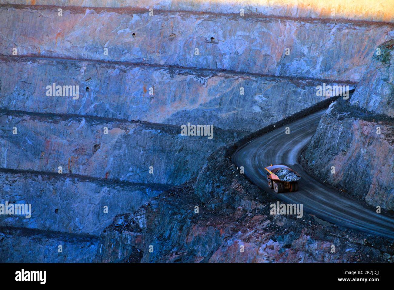 Super Pit Gold Mine, Kalgoorlie, Western Australia Stock Photo