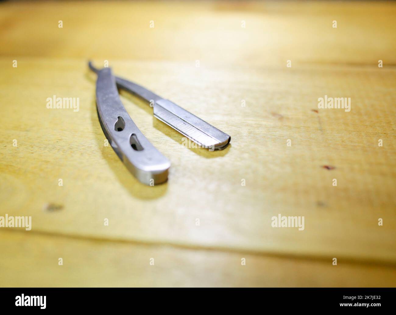 Vintage barber poster blank hi-res stock photography and images - Alamy