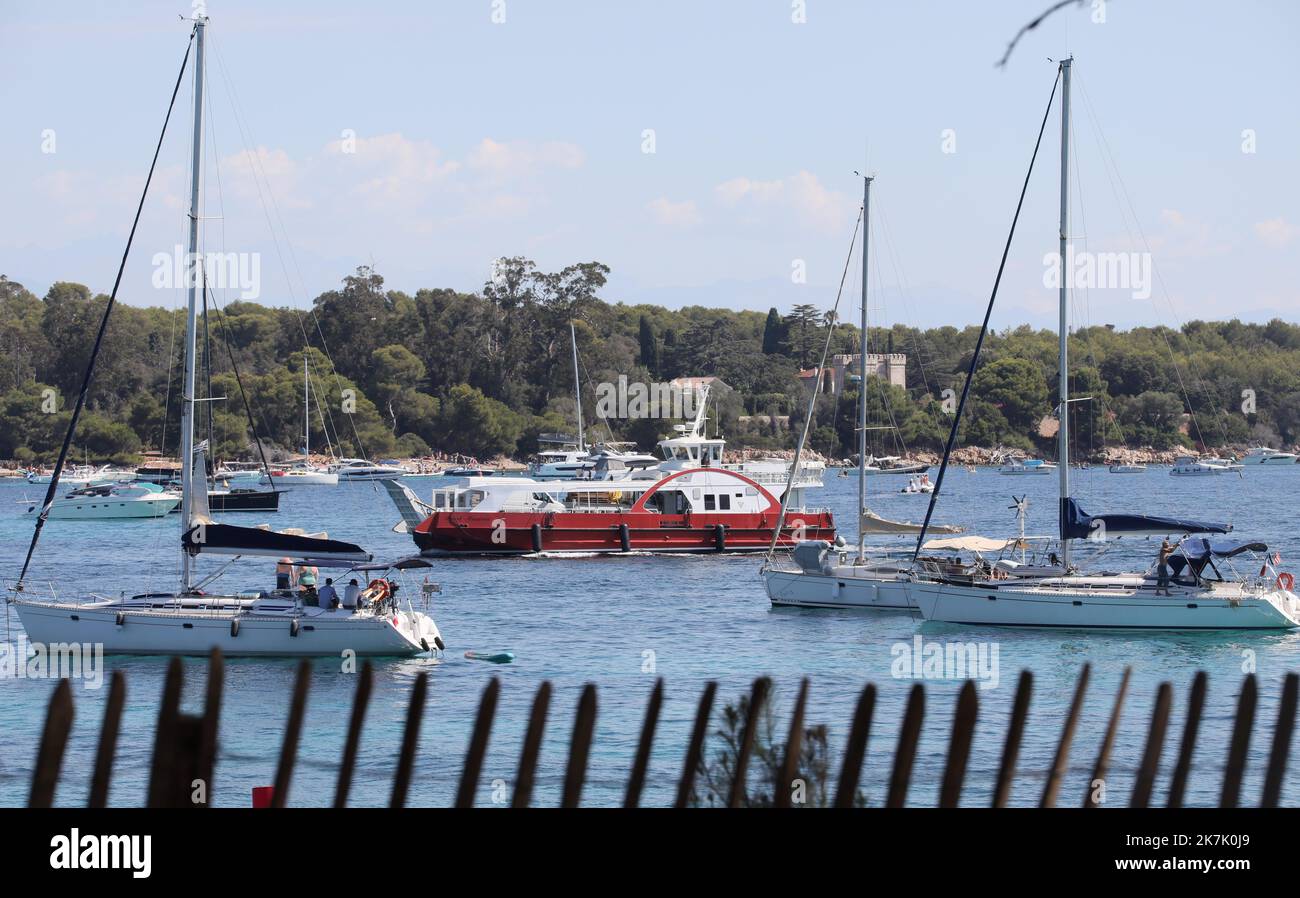 ©PHOTOPQR/NICE MATIN/Patrice Lapoirie ; Cannes ; 09/08/2022 ; ile de