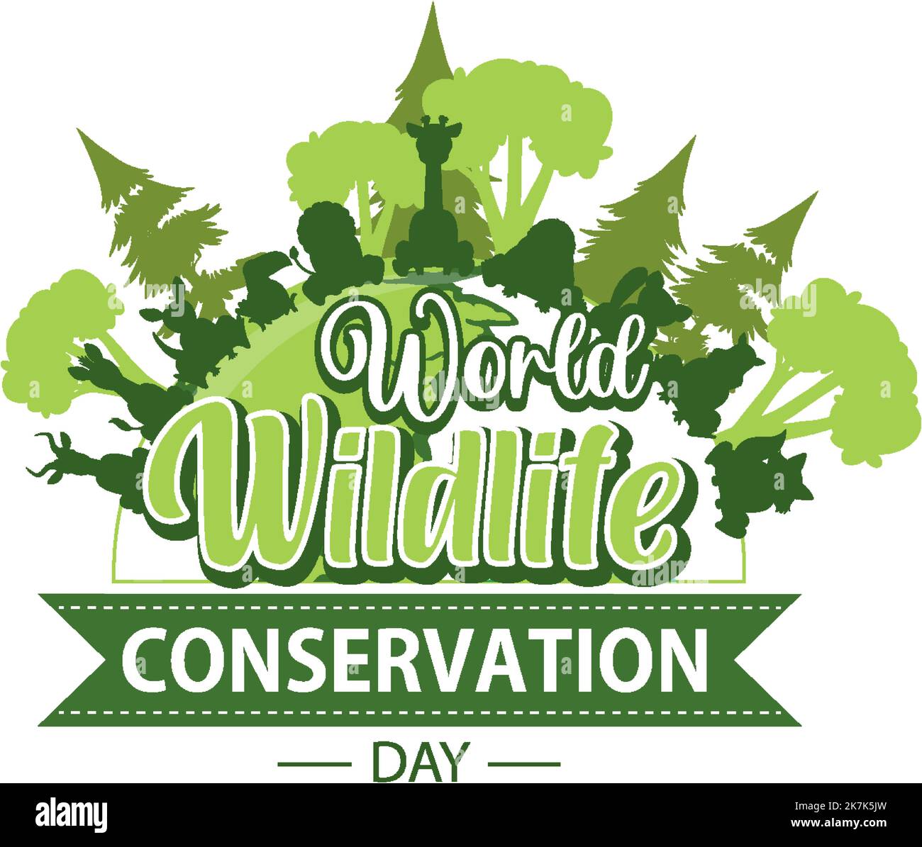 World Wildlife Conservation Day Banner Design illustration Stock Vector ...