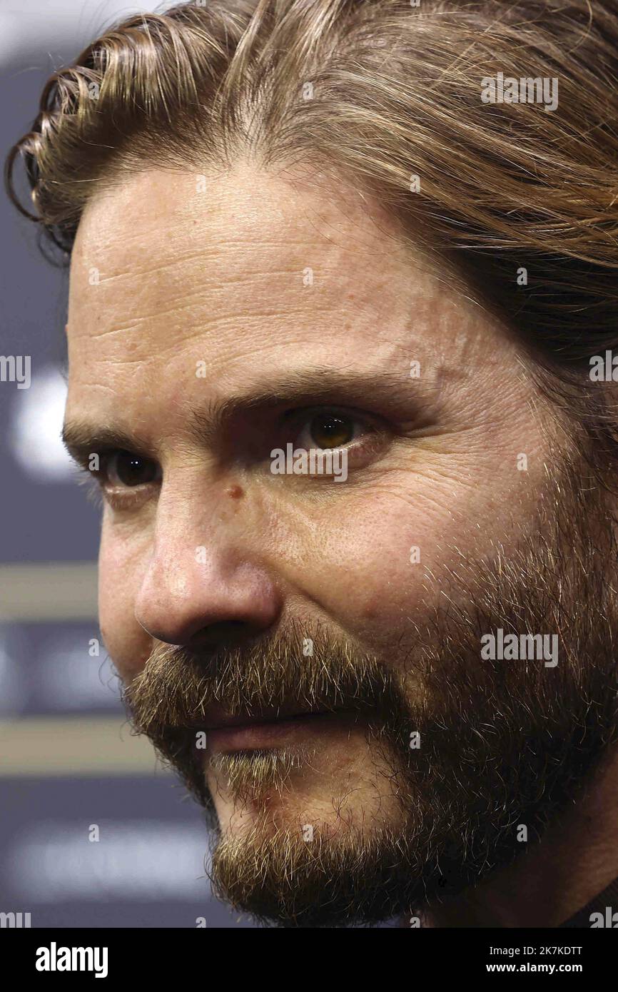 ©Francois Glories/MAXPPP - 23/09/2022 German-Spanish actor Daniel Brühl on the Green Carpet for the screening of the Netflix film 'All Quiet On The Western Front' at Zurich Film Festival in Switzerland. September 23 2022. Stock Photo