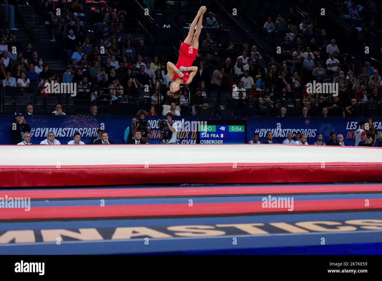 Mylene Deroche/IP3 France's Benjamin Osberger competes in the