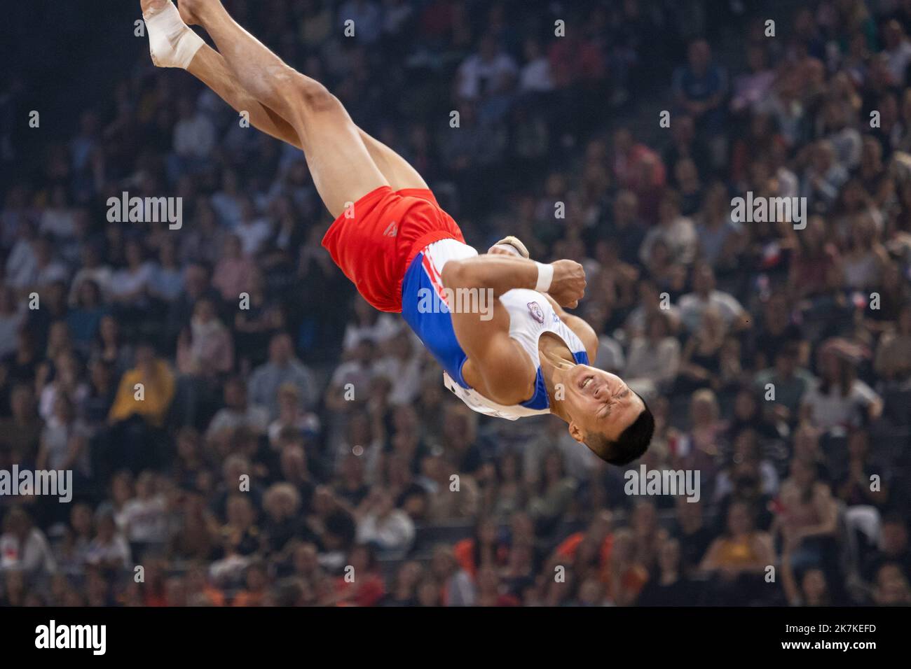 Mylene Deroche/IP3 Taiwan's Chia Hung Tang competes in the artistic