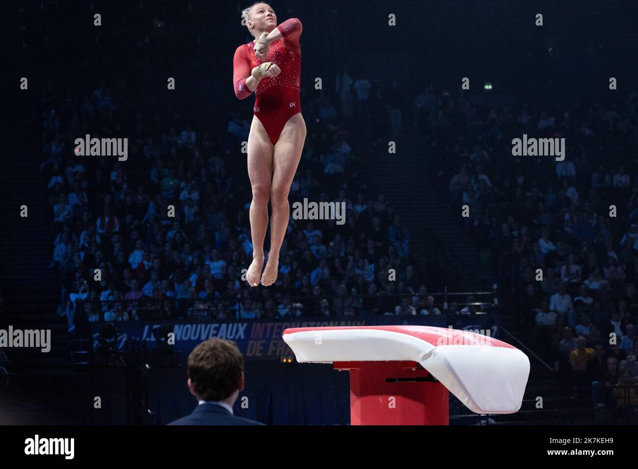 Mylene Deroche/IP3 USA's Jade Carey competes in the artistic