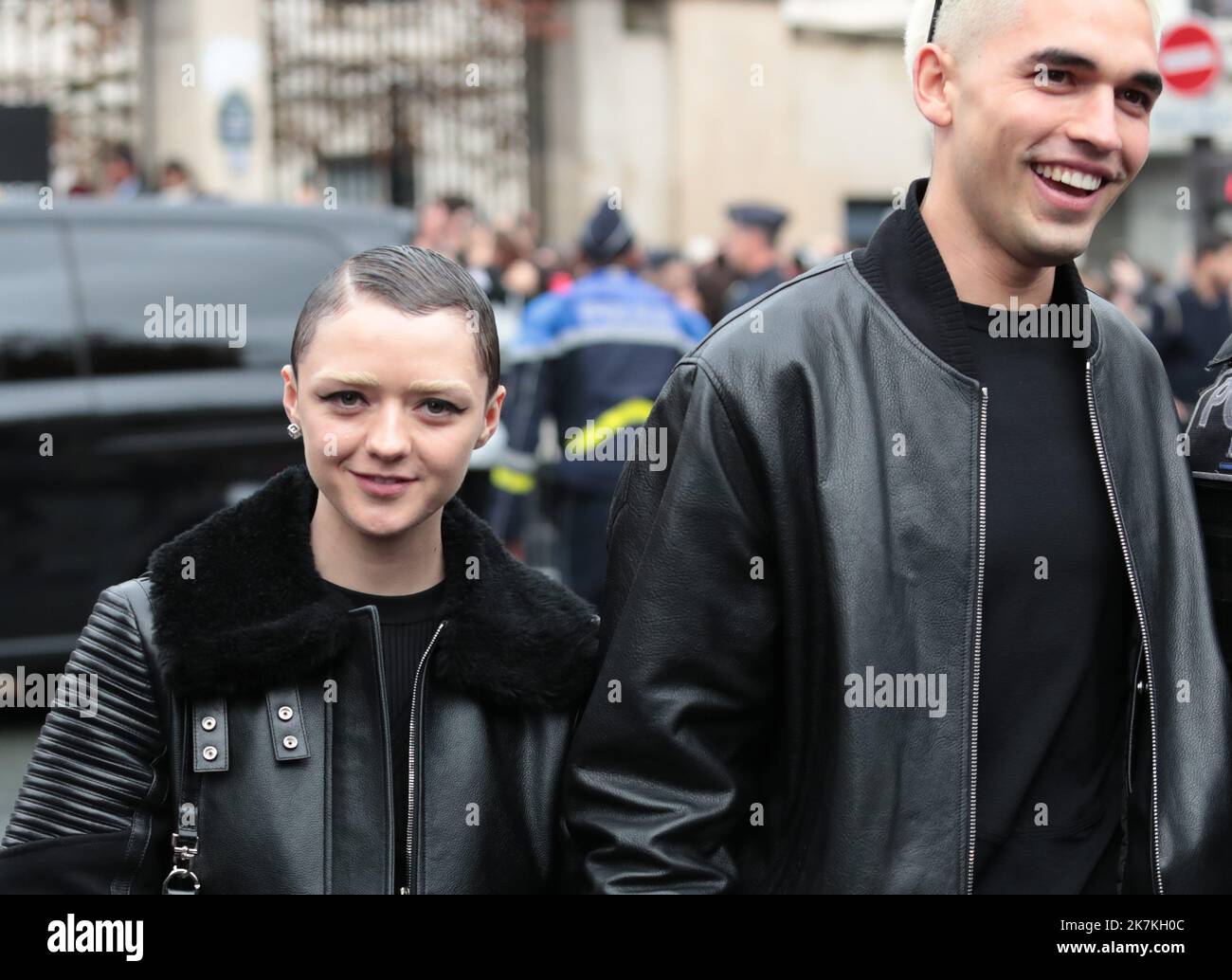 Pierre Teyssot/MAXPPP ; 2022 Paris Fashion Week S/S 23 Guests at Givenchy  Fashion Show. Paris,