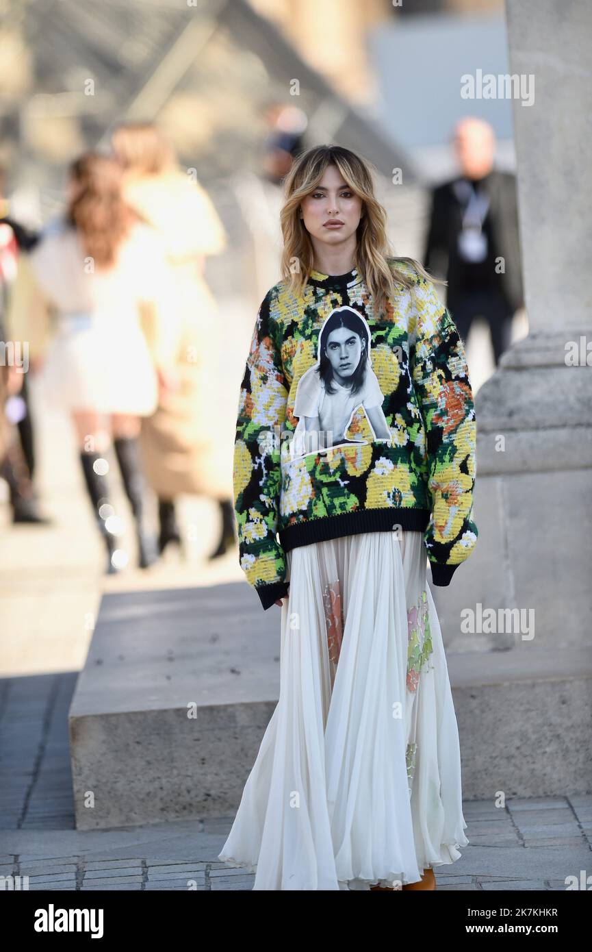 ©Agence Franck Castel/MAXPPP 04/10/2022 Eve Jobs, Louis Vuitton