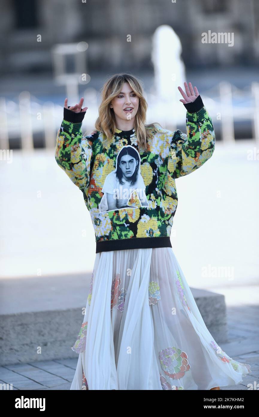 ©Agence Franck Castel/MAXPPP 04/10/2022 Eve Jobs, Louis Vuitton