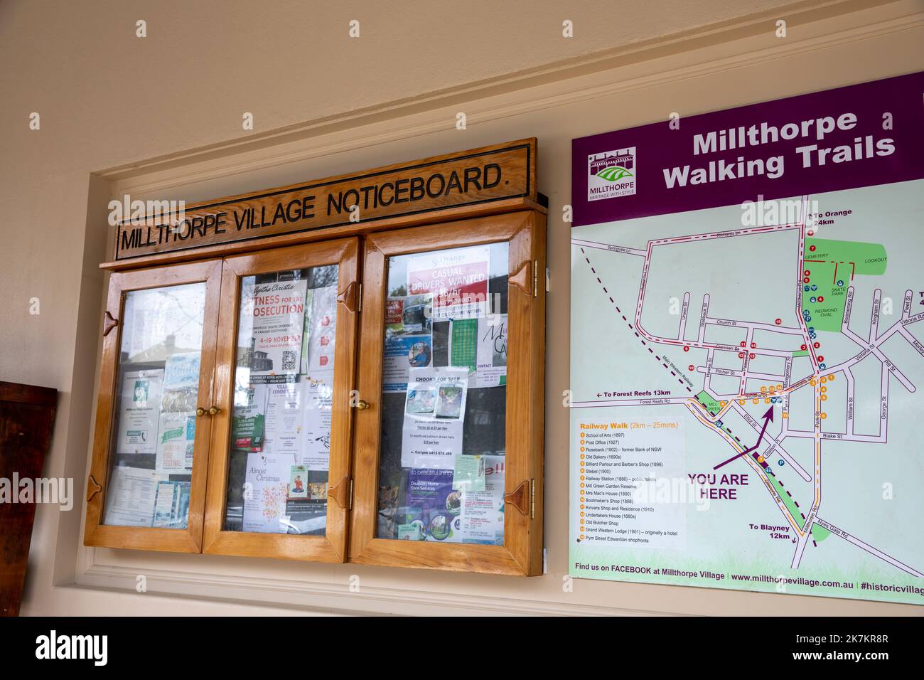 Millthorpe village , heritage town in regional New South Wales