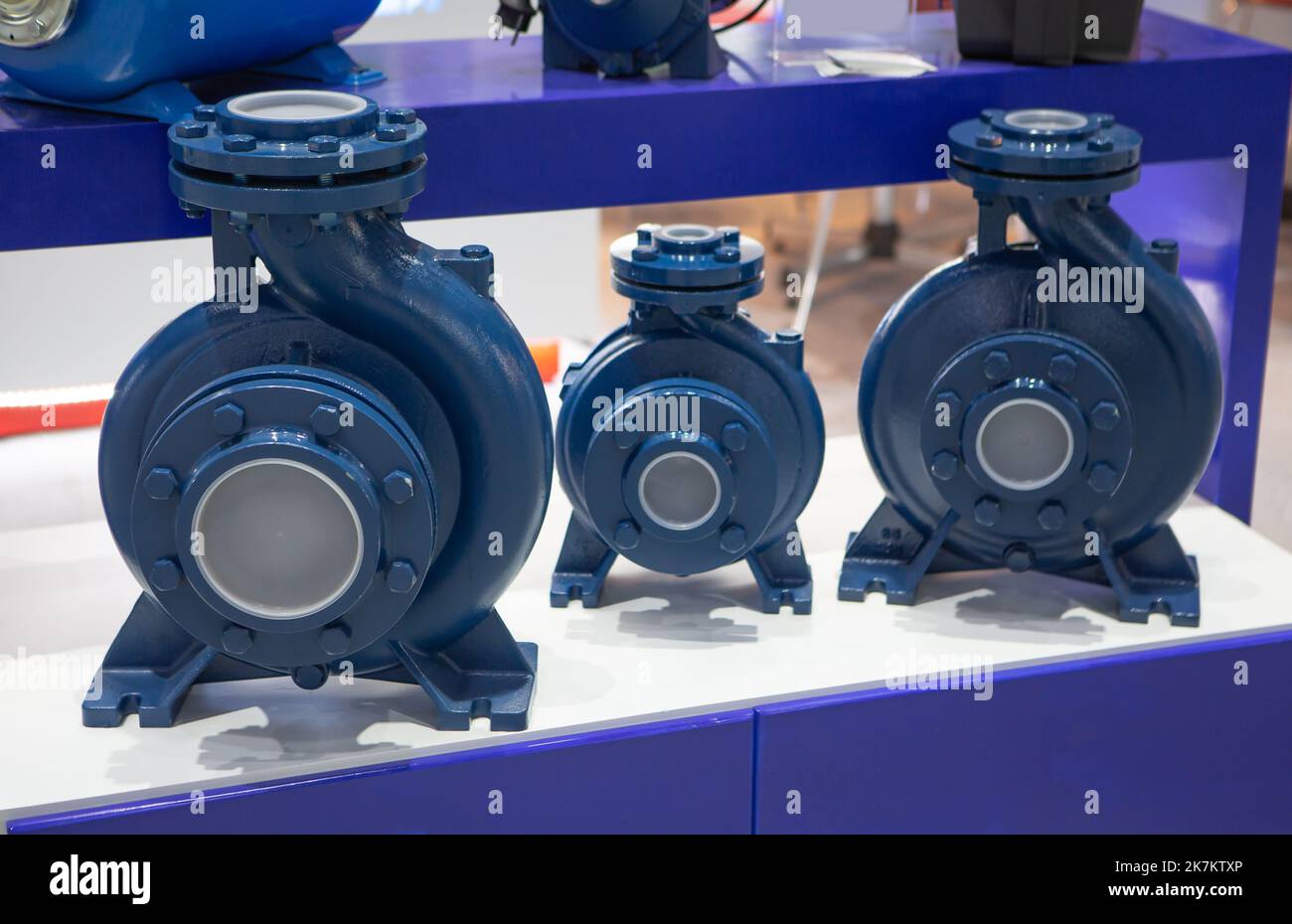 Different size of industrial centrifugal pump Stock Photo Alamy