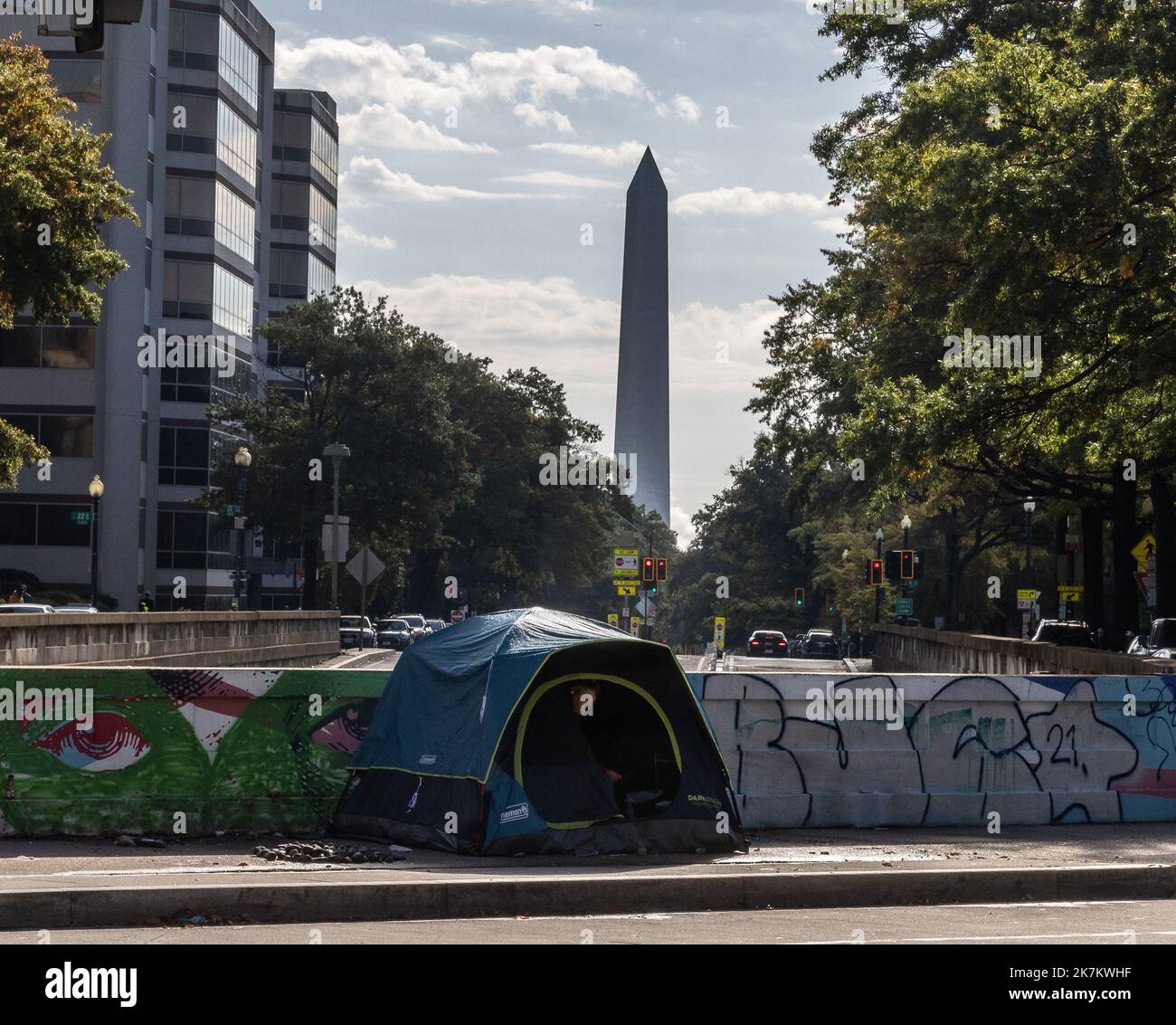 Washington, United States Of America. 14th Oct, 2022. A homeless man