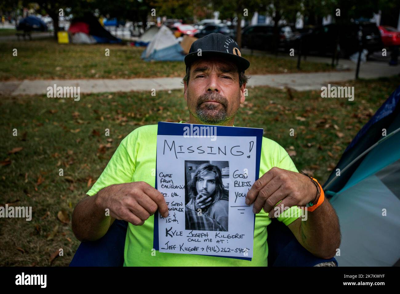 Jeff Kilgore, from Sacramento, California, who lives among the homeless ...