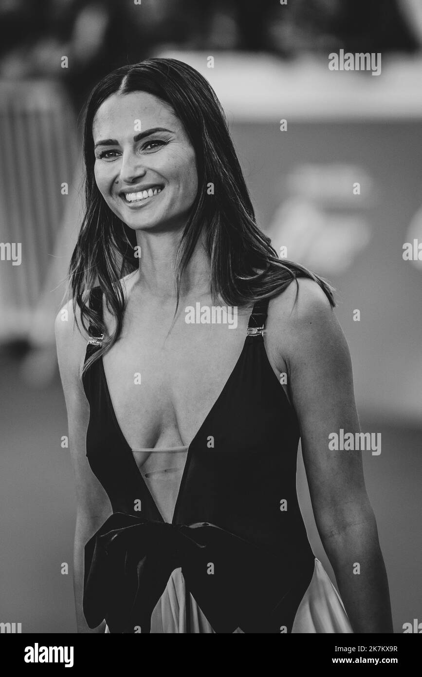 Red carpet of WAR with Miriam Leone at 17th Rome Film Fest Stock Photo