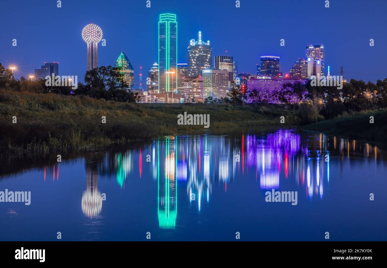 Dallas water view Stock Photo