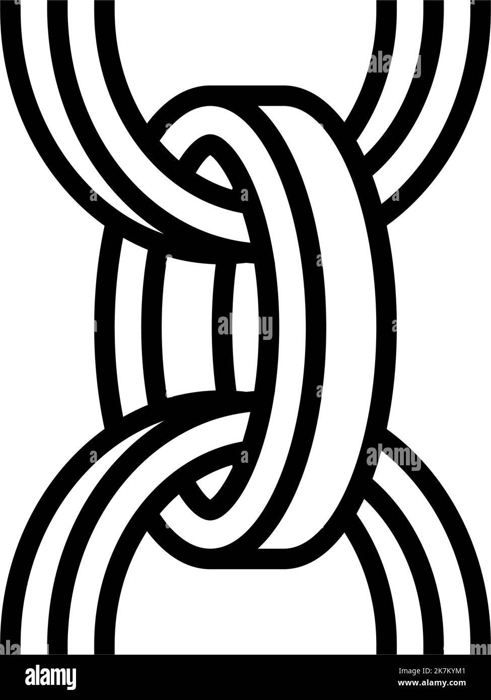 belcher chain line icon vector illustration Stock Vector Image & Art ...
