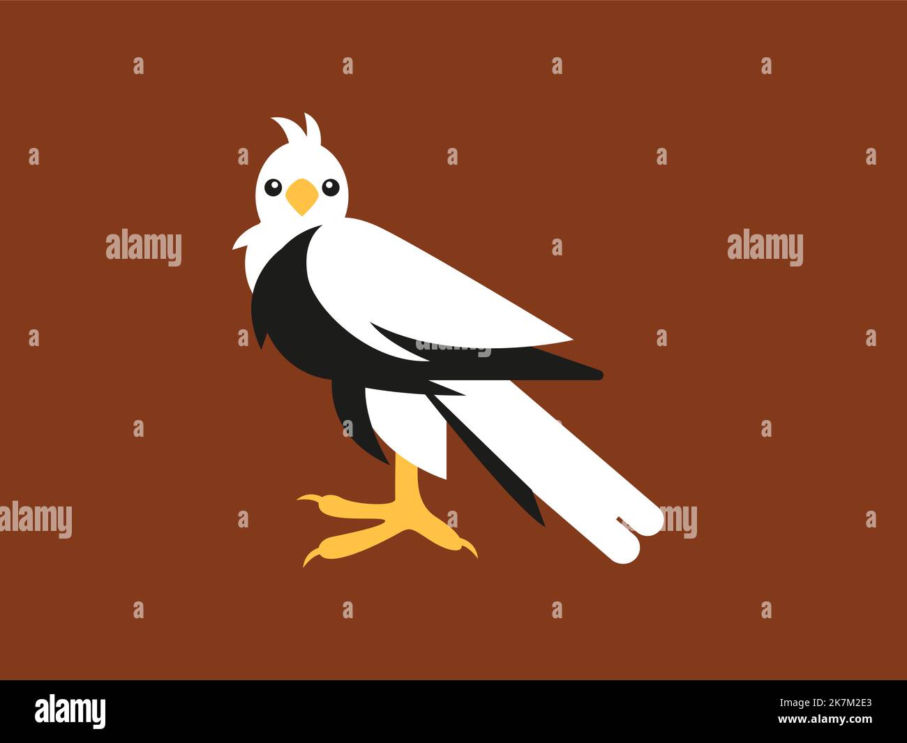 Falcon Bird icon, vector illustration Stock Vector