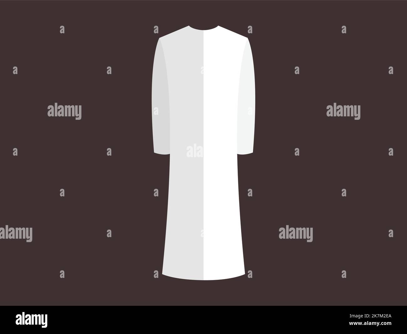 Saudi Arabi white traditional clothes vector illustration Stock Vector ...