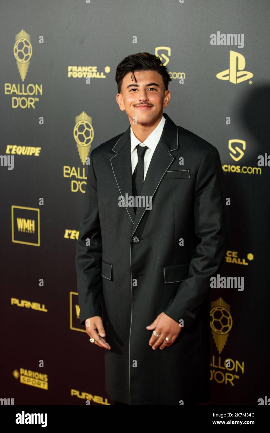 Just Rihad Just Riadh during the red carpet ceremony of the Ballon d'Or (Golden ...