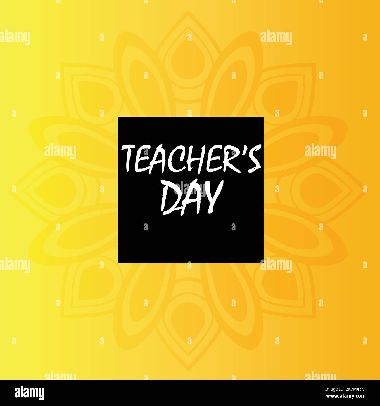 international teacher day creative typography vector illustration. Stock Vector