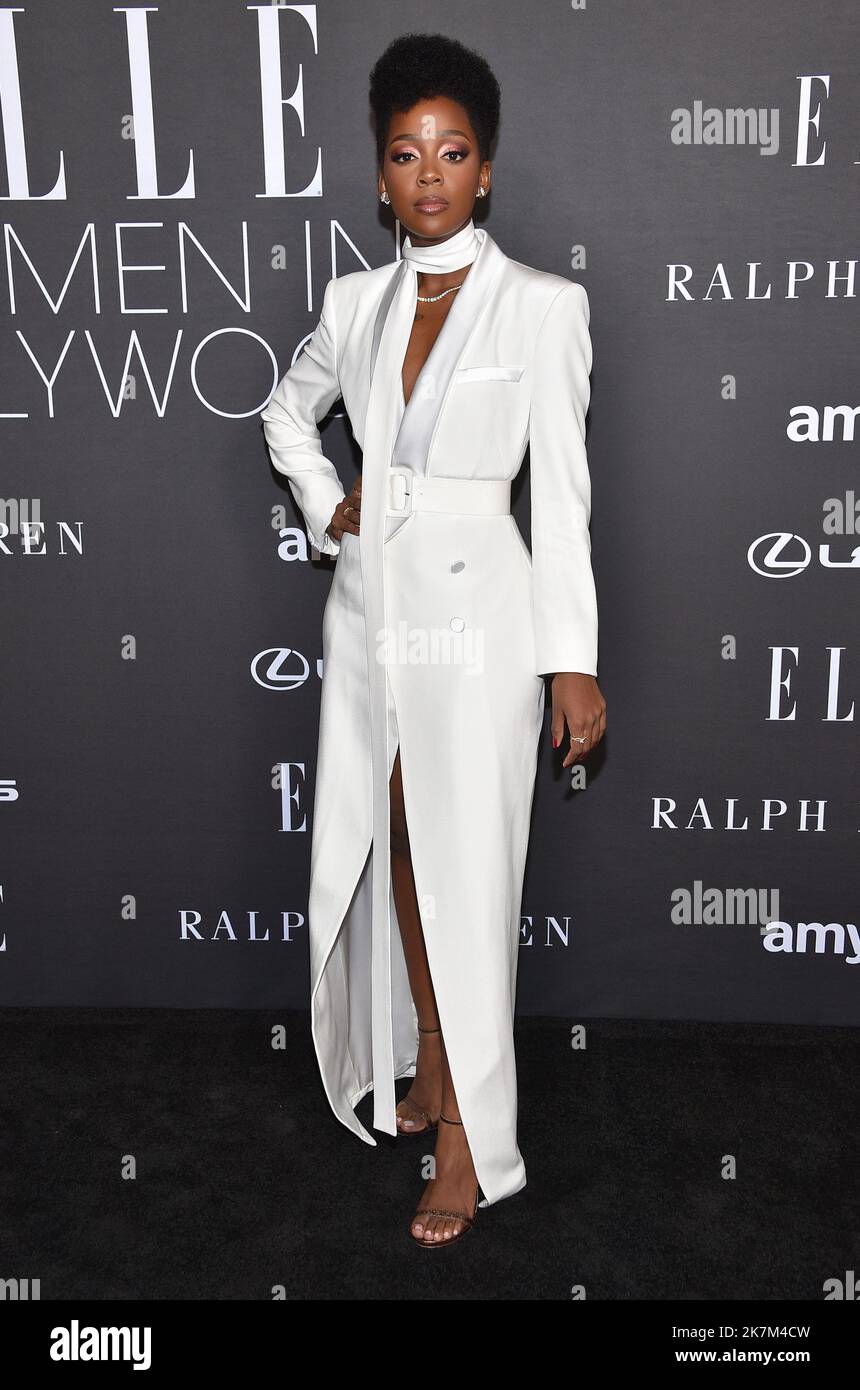 Thuso Mbedu arriving to the 29th annual ELLE Women in Hollywood