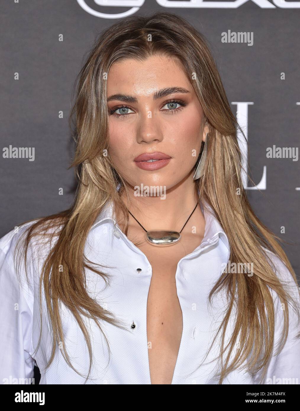 Amelie Zilber arriving to the 29th annual ELLE Women in Hollywood